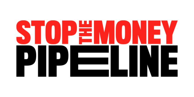 Stop The Money Pipeline Logo